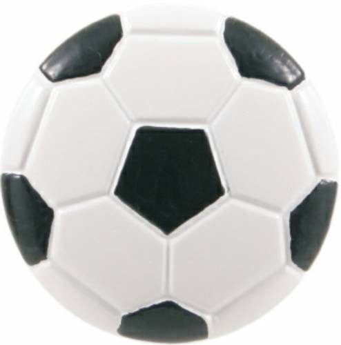 2" Color Self-Adhesive Soccer Ball Plaque Relief Insert