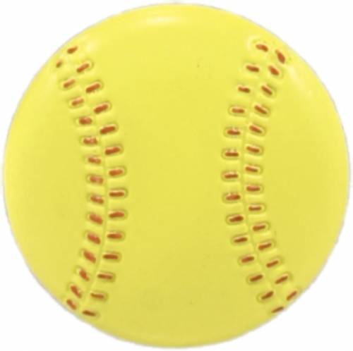 2" Color Self-Adhesive Softball Plastic Relief Insert