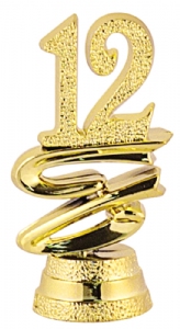 2" -  "12" Year Date Trophy Trim Piece