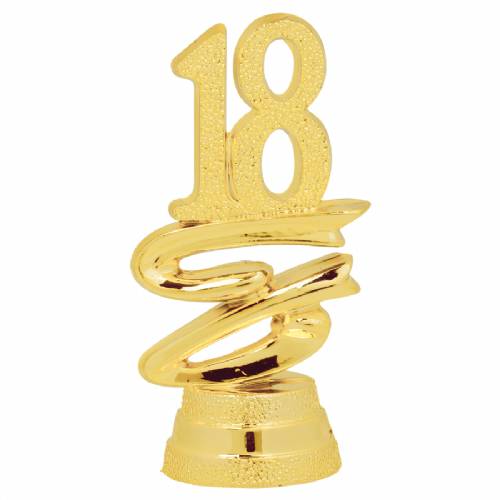 2" -  "18" Year Date Trophy Trim Piece