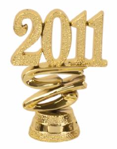 2" 2011 Year Date Trophy Trim Piece