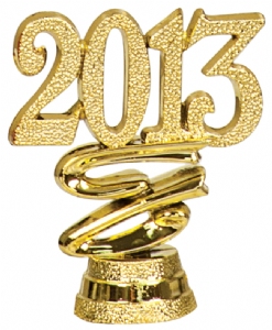 2" "2013" Year Date Trophy Trim Piece