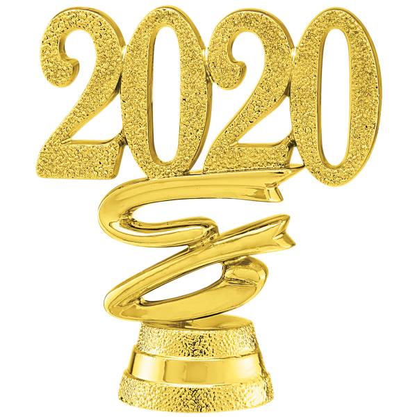 2" "2020" Year Date Trophy Trim Piece
