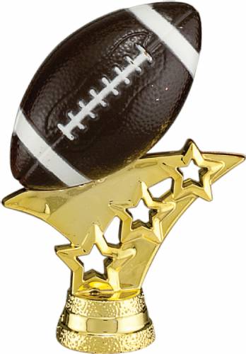 2 3/4" Color Football 3-Star Trim