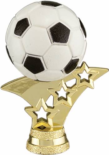 2 3/4" Color Soccer 3-Star Trim