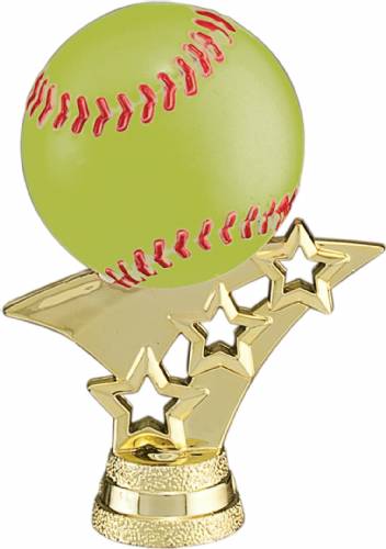 2 3/4" Color Softball 3-Star Trim