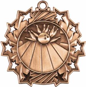 Ten Star Series Bowling Award Medal #4