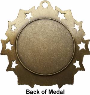 Ten Star Series Golf Award Medal #5