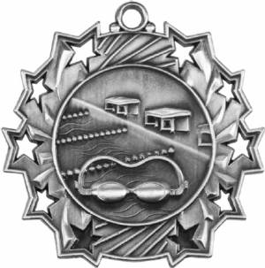 Ten Star Series Swim Award Medal #3