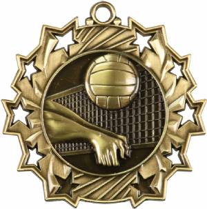 Ten Star Series Volleyball Award Medal #2