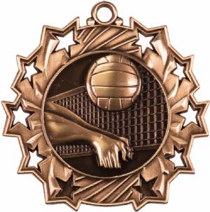 Ten Star Series Volleyball Award Medal #4