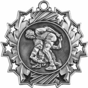 Ten Star Series Wrestling Award Medal #3