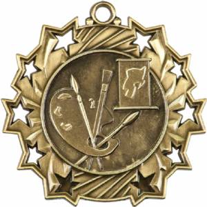 Ten Star Series Art Award Medal #2