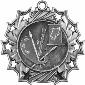 Ten Star Series Art Award Medal #3