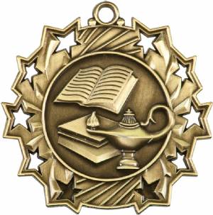 Ten Star Series Lamp of Knowledge Award Medal #2