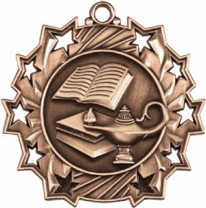 Ten Star Series Lamp of Knowledge Award Medal #4