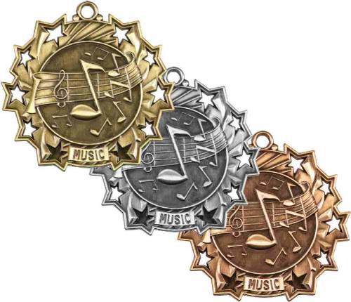 Ten Star Series Music Award Medal
