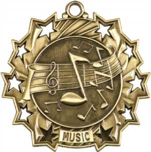 Ten Star Series Music Award Medal #2