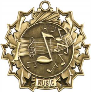 Ten Star Series Music Award Medal #2