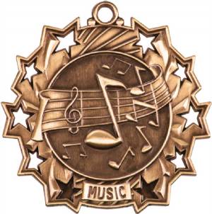 Ten Star Series Music Award Medal #4