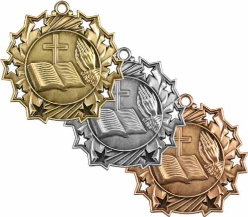 Ten Star Series Religious Award Medal