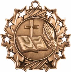 Ten Star Series Religious Award Medal #4