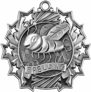 Ten Star Series Spelling Bee Award Medal #3