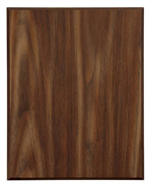 13" x 20" 45 Degree Bevel Edge Walnut Finish Plaque Blank