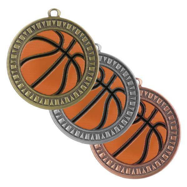 2 3/8" Basketball Velocity Series Award Medal