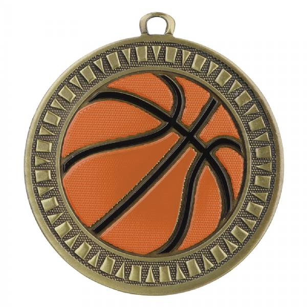 2 3/8" Basketball Velocity Series Award Medal #2