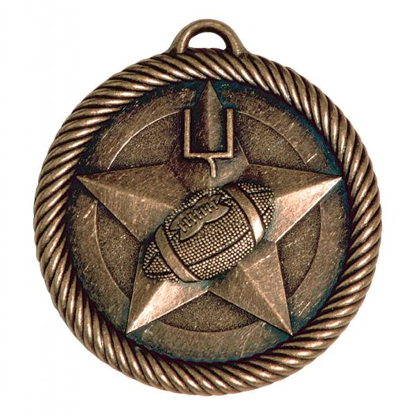 2" Football Value Series Award Medal #4