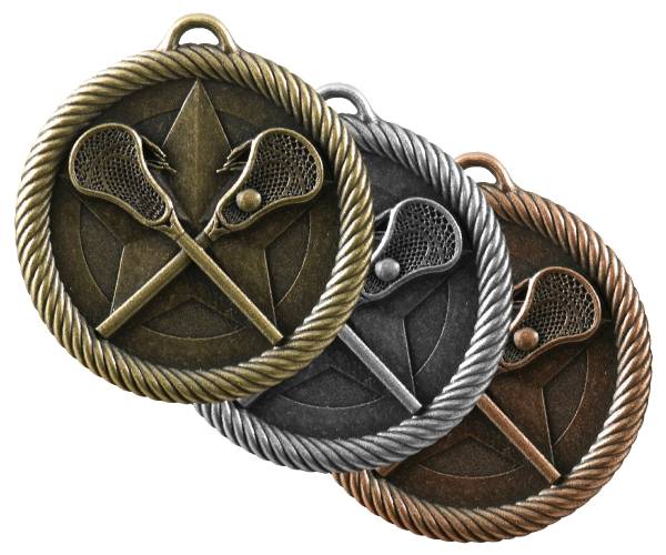 2" Lacrosse Value Series Award Medal