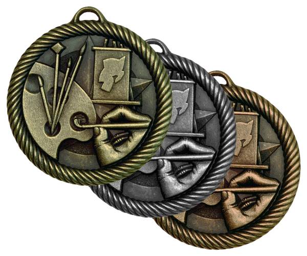 2" Art Value Series Award Medal