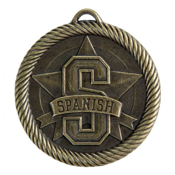 2" Spanish Value Series Award Medal #2