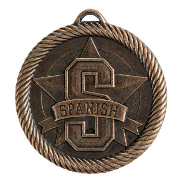 2" Spanish Value Series Award Medal #4