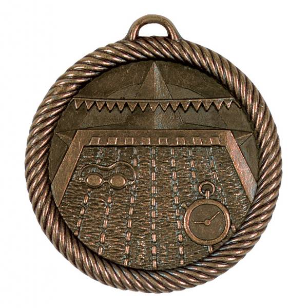 2" Swimming Value Series Award Medal #4