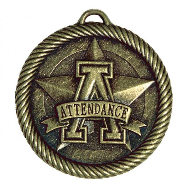 2" Attendance Value Series Award Medal (Style A) #2