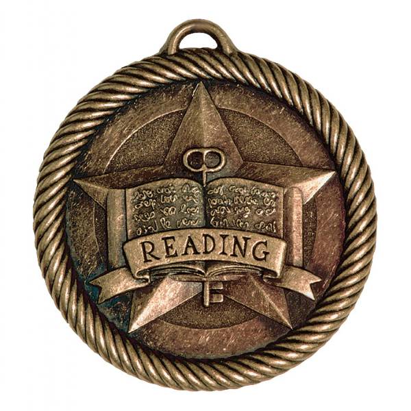 2" Reading Value Series Award Medal (Style A) #4