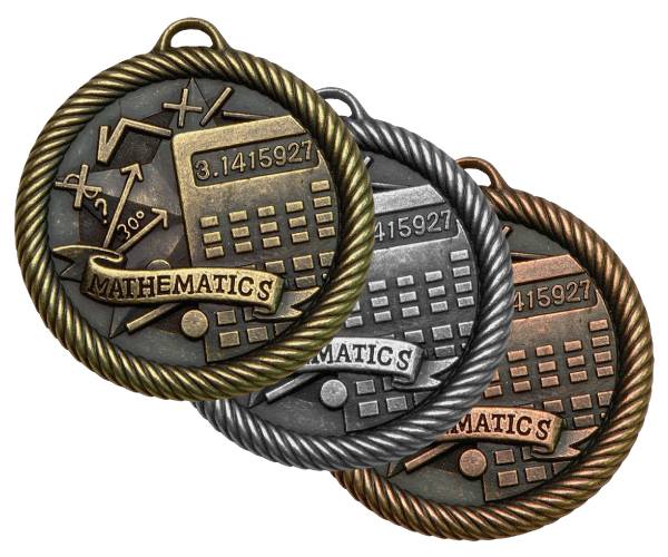 2" Mathematics Value Series Award Medal (Style A)