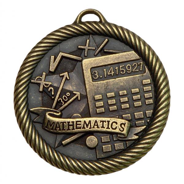 2" Mathematics Value Series Award Medal (Style A) #2