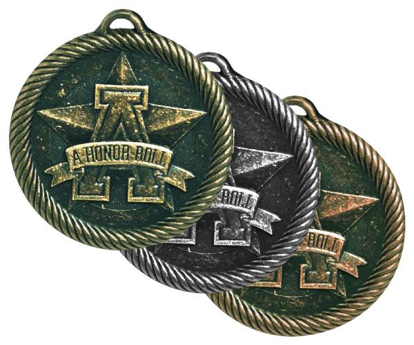 2" A - Honor Roll Value Series Award Medal (Style A)