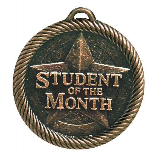 2" Student of the Month Value Series Award Medal #4