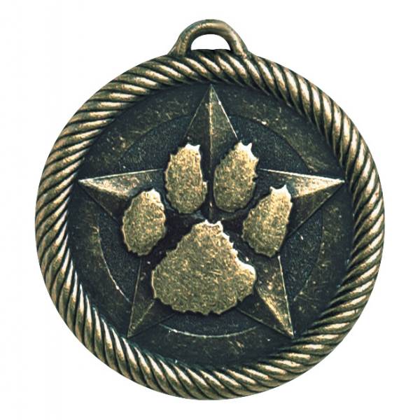 2" Paw Print Value Series Award Medal #2