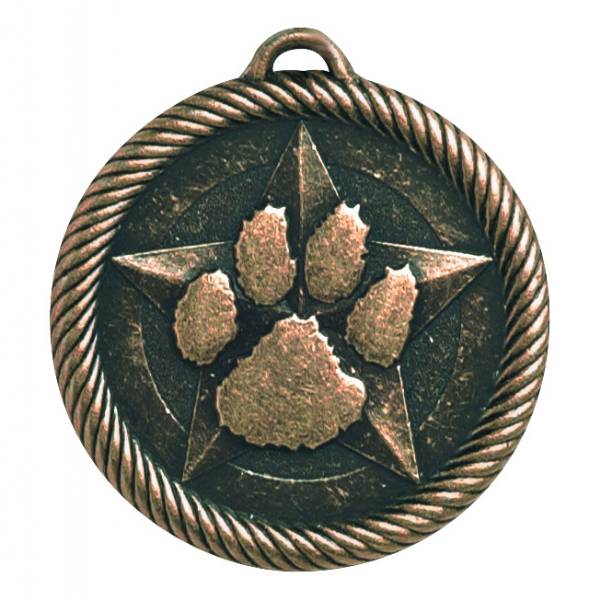 2" Paw Print Value Series Award Medal #4