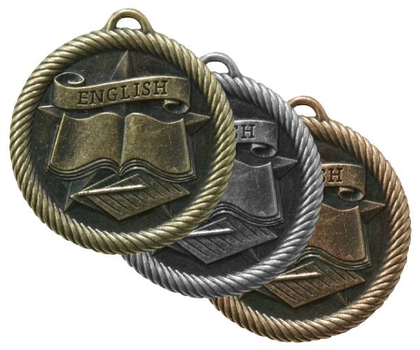 2" English Value Series Award Medal