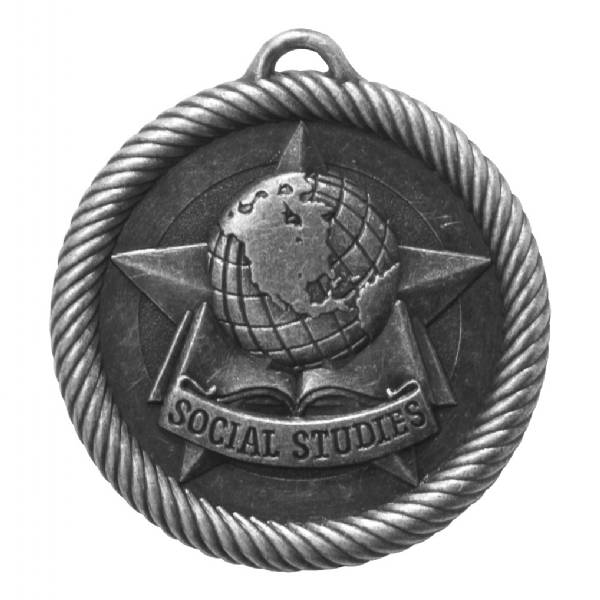 2" Social Studies Value Series Award Medal #3