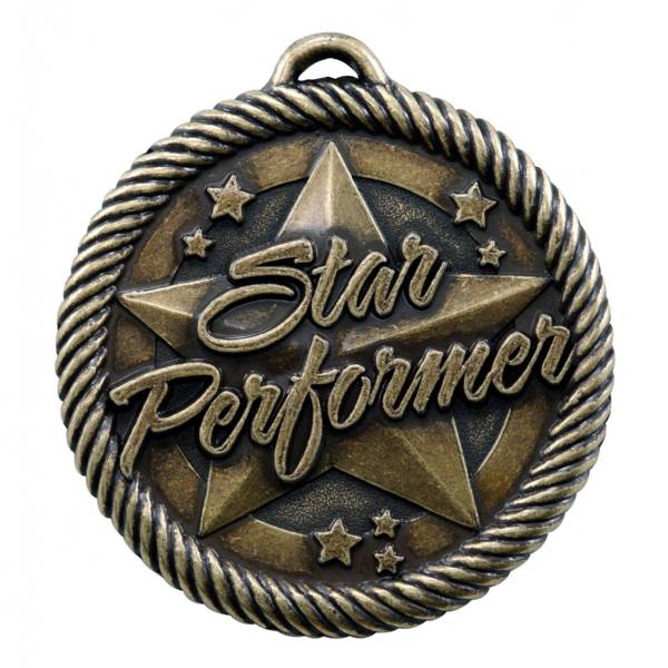 2" Star Performer Value Series Award Medal