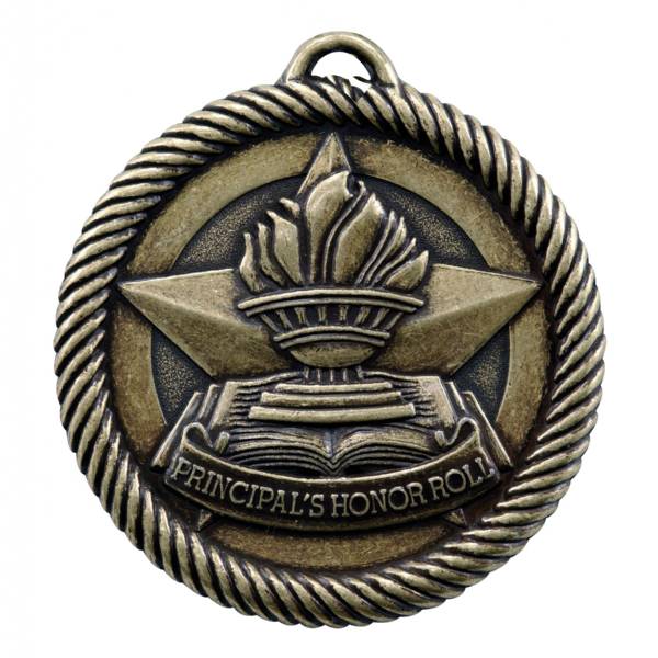2" Principal's Honor Roll Value Series Award Medal
