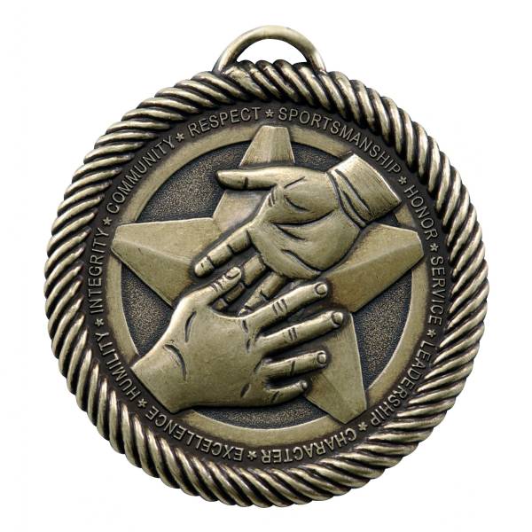 2" Sportsmanship Value Series Award Medal