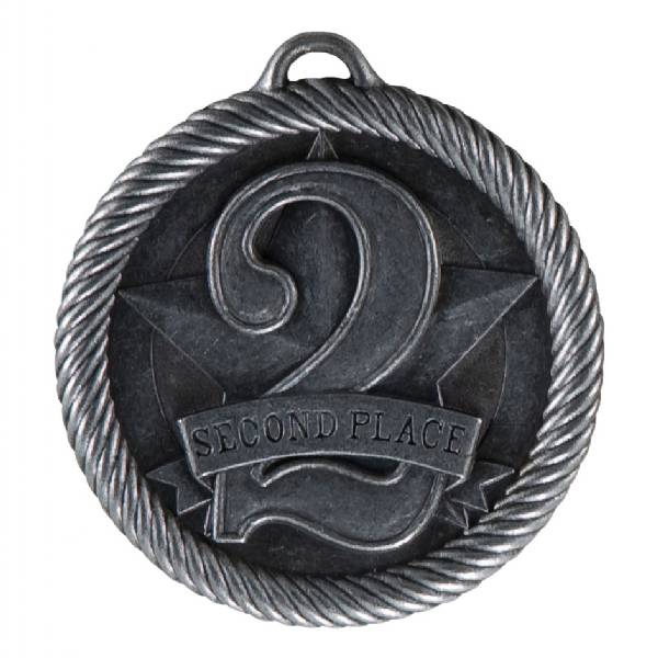 2" 2nd Place Value Series Award Medal